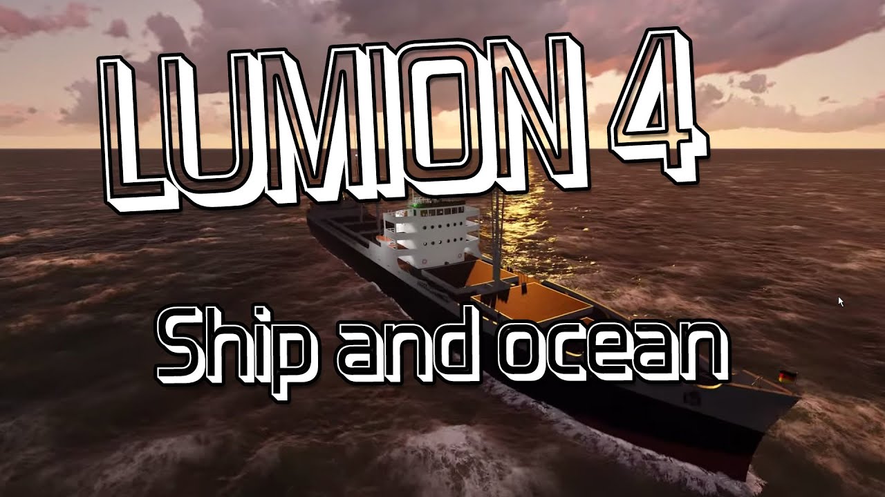 Lumion 4 - Ship and ocean