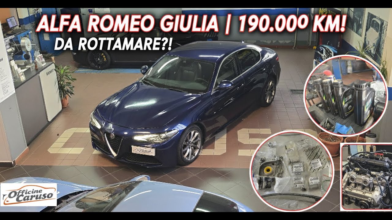 Alfa Romeo Giulia  Giulia Launch Edition 180cv  190.000 km !  ! DA ROTTAMARE !?! #Officinecaruso