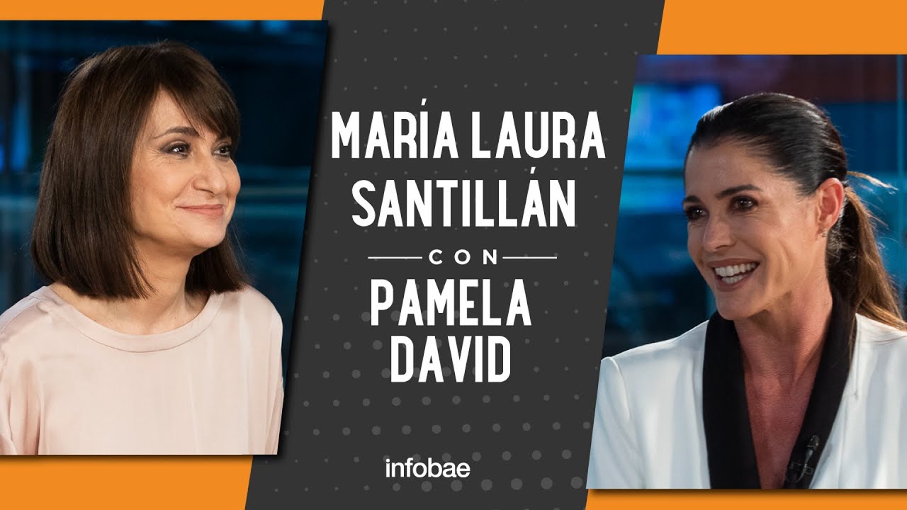 Pamela David con Mar&iacute;a Laura Santill&aacute;n: 