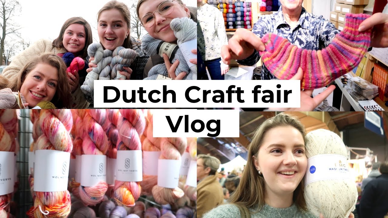 Taking you to my first craft fair + yarn haul | de handwerkbeurs 2023
