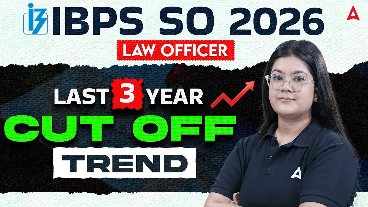 IBPS SO 2026 | Law Officer Last 3 Year Cut Off Trend Analysis | By Adv. Diksha Singh