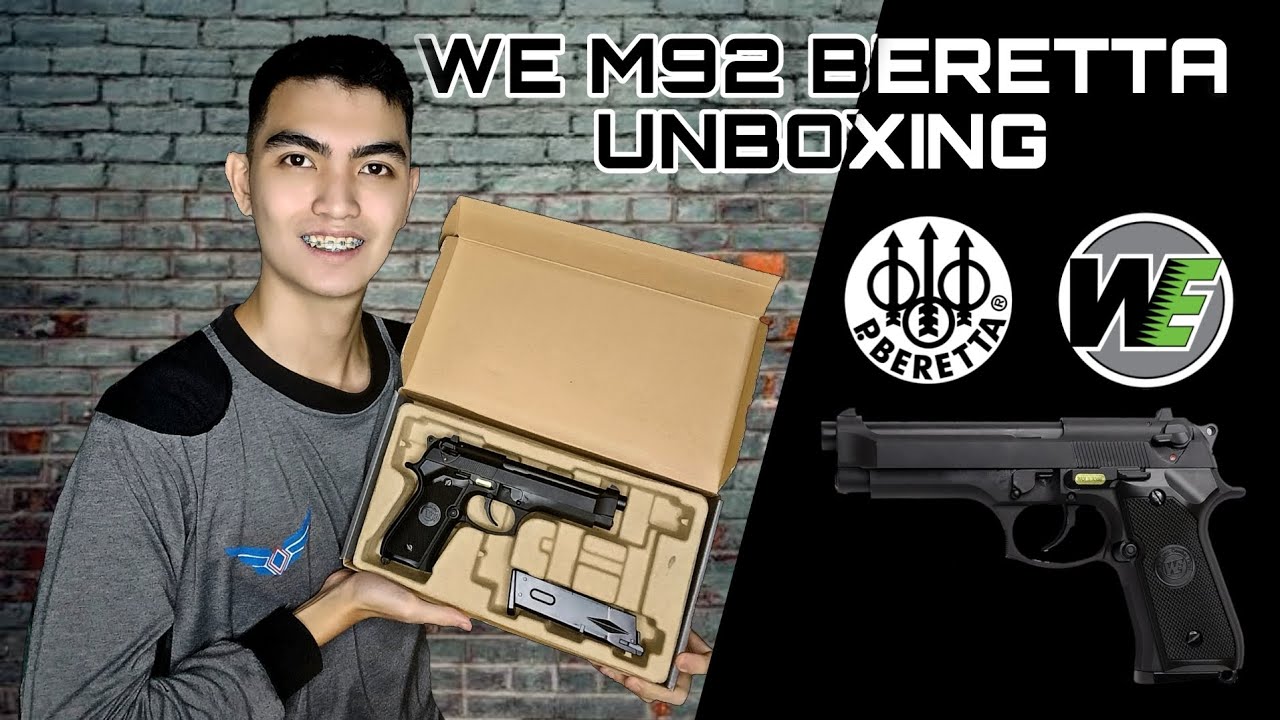 WE M92 BERETTA UNBOXING & REVIEW | DEXTER UY