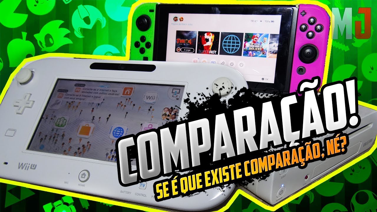 O Wii U É MELHOR QUE O SWITCH?! - BORA COMPARAR ESSA TRETA