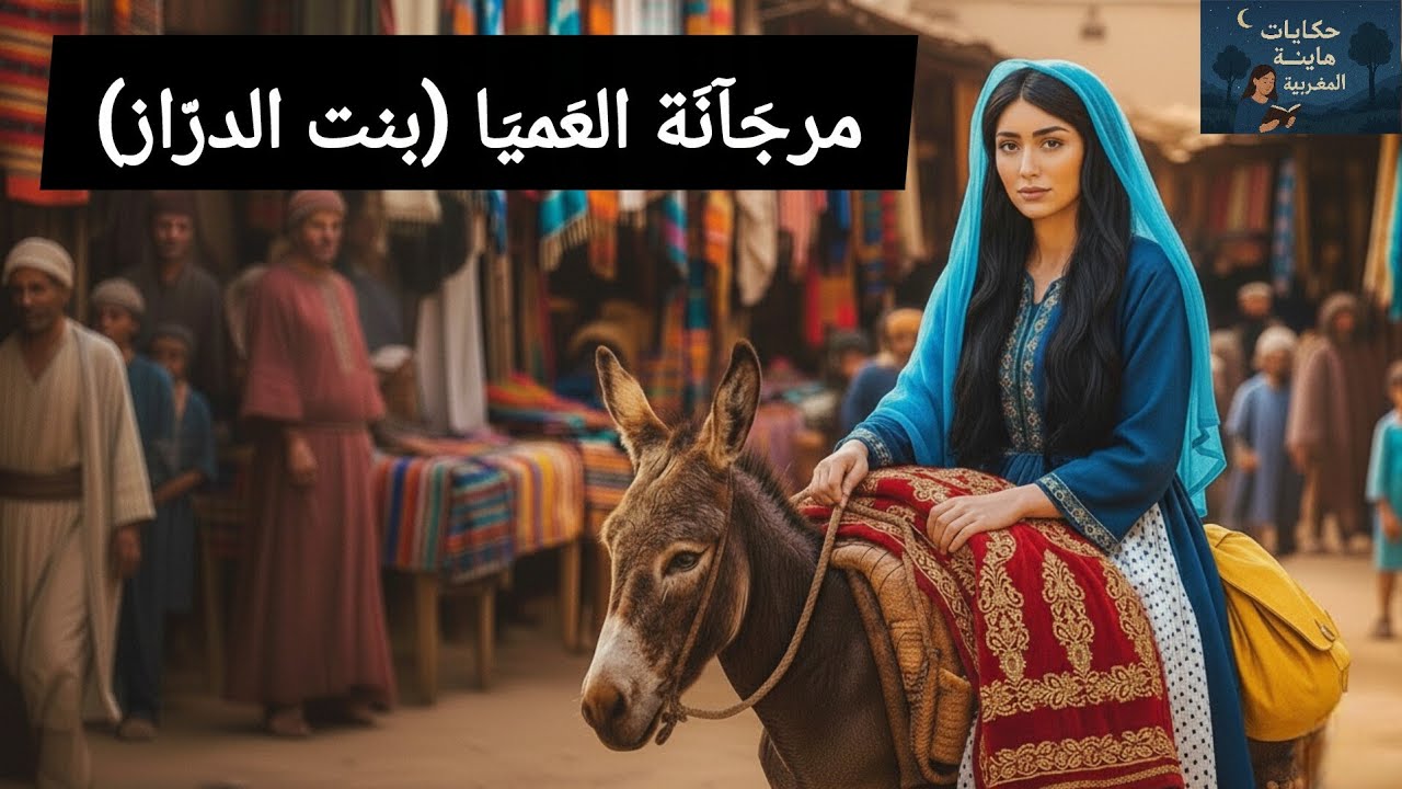 حكاية 🕯✨️مرجَانة العَميَا (بنت الدرّاز)✨️🕯| حجاية من التراث الشعبي المغربي القديم باللسان الدارج 💫💫