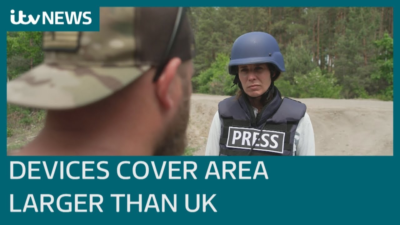 Ukraine: Area larger than UK covered with unexploded devices | ITV News