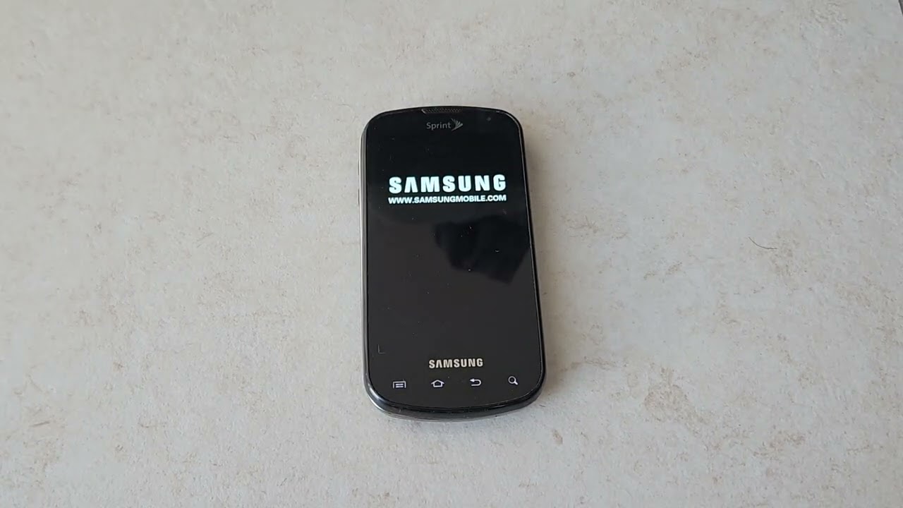 Samsung Epic 4G (Sprint; type 2) - Startup/Shutdown
