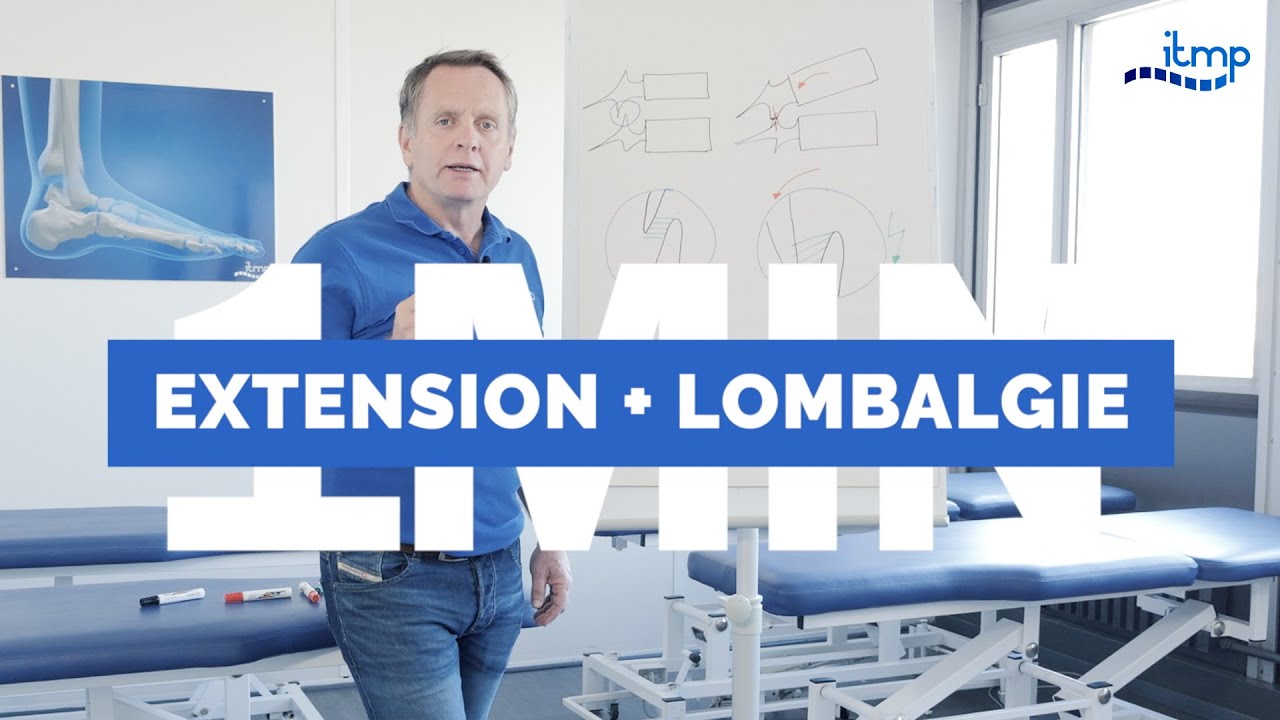 EXTENSION ET LOMBALGIE ; pourquoi nous devons tous cambrer un peu plus ...