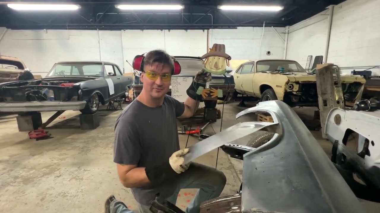 Guitars n' Cars Garage - 1966 Impala SS Driver's Fender Rust Repair