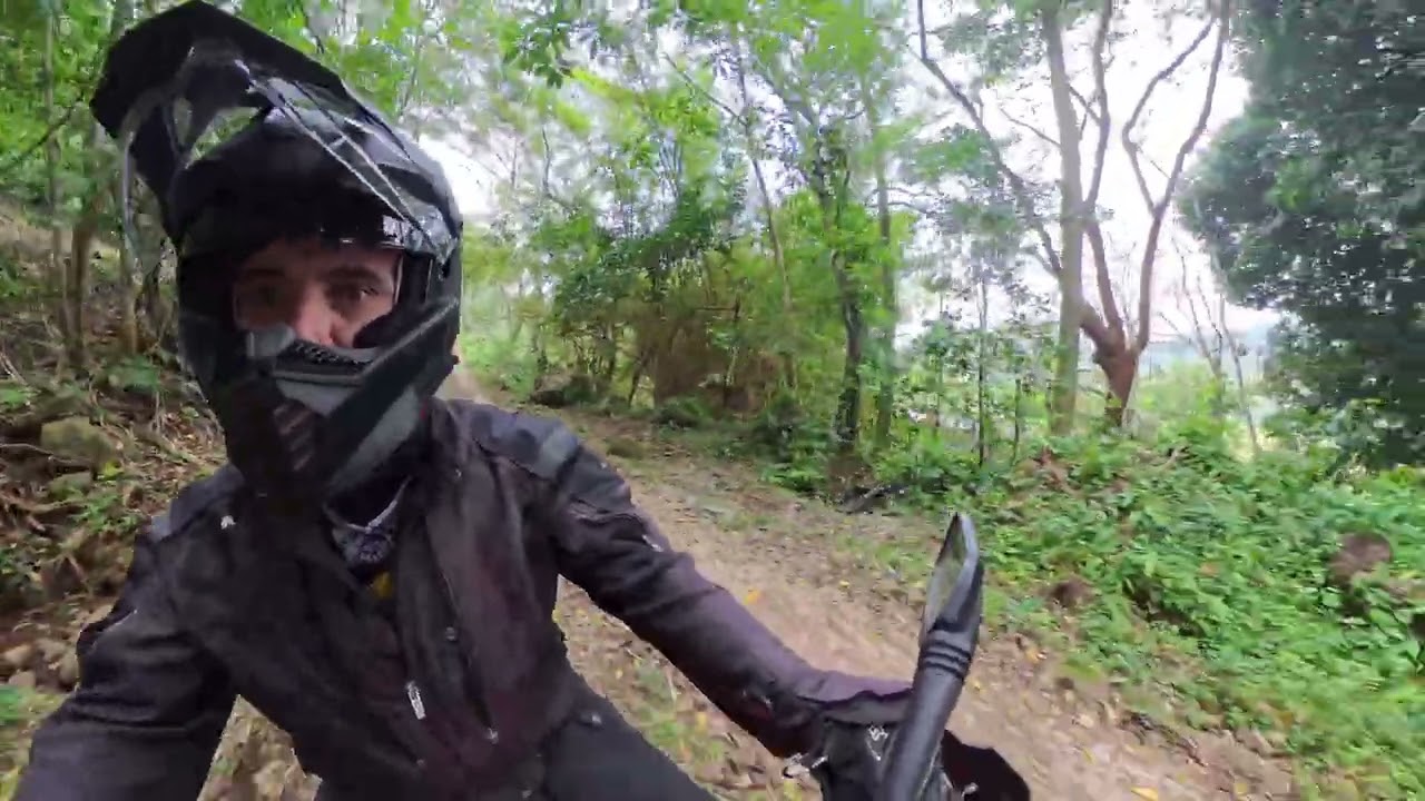 Bajando a la Reserva Ecológica Benito Juarez. Los Tuxtlas. 🏞️🏍️