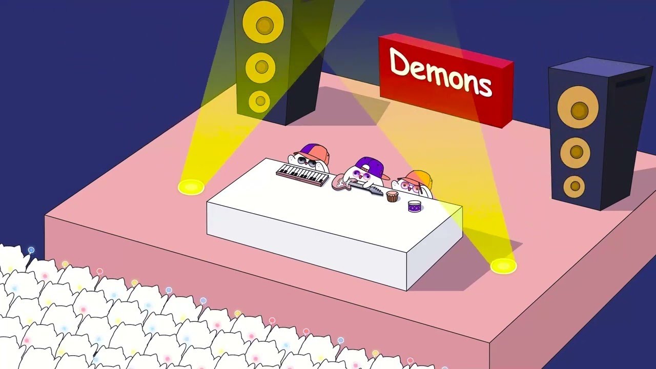 Bongo Cat – Demons (Cover Version) 🎧