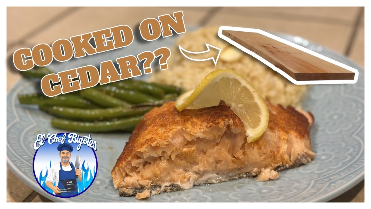 Cooked on WHAT?? | Smoked Cedar Plank Salmon