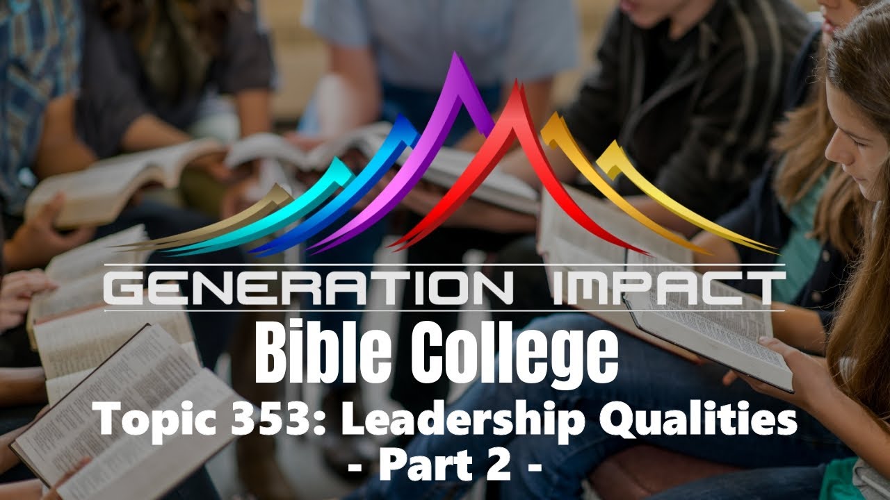 Leadership Qualities (Part 2) | Topic 356 | Ps Connie Zziwa | GIBC
