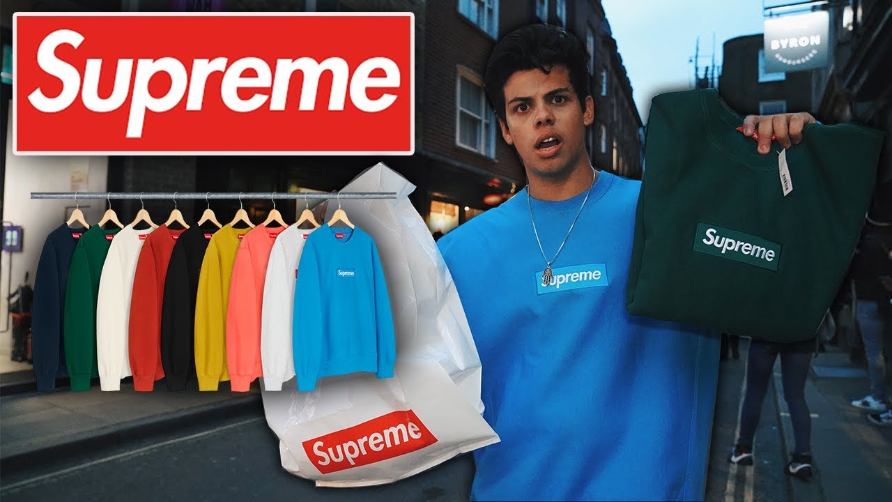 Supreme Box Logo Drop London (СВИТЕР за 1000 долларов!)