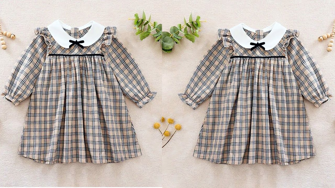 Very Easy Vidmid Baby Frock Cutting and Stitching | Baby Frock Cutting and Stitching