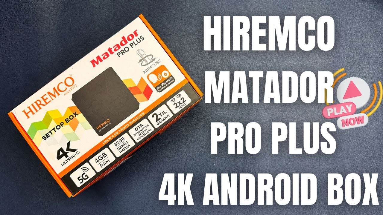 RETRO+ İLE BİNLERCE OYUN VE 4K ANDROID BOX BİR ARADA | HIREMCO MATADOR PRO PLUS