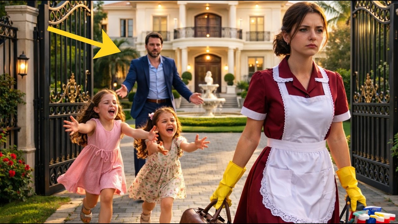 EL MILLONARIO DESPIDIÓ A LA NIÑERA SIN ESCUCHARLA… Y SUS HIJAS LO OBLIGARON A VER LA VERDAD