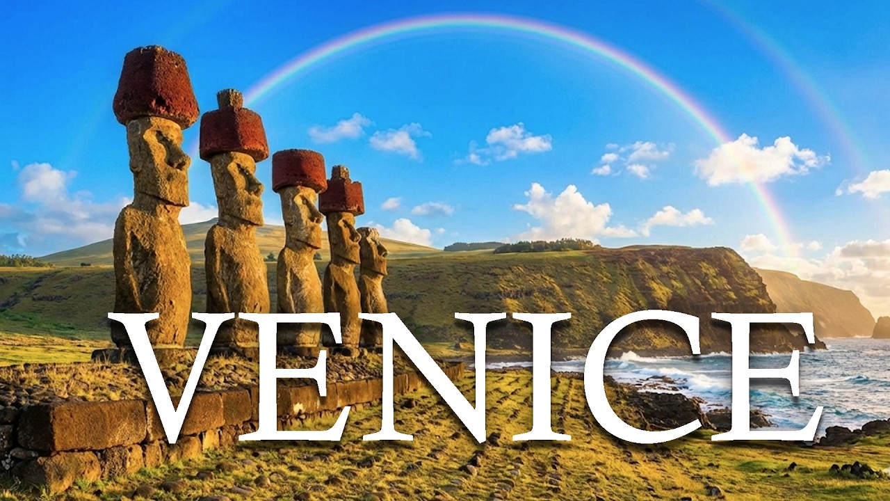 Relaxing Music by Beautiful  Easter Island - Healing Heart & Blood Vessels