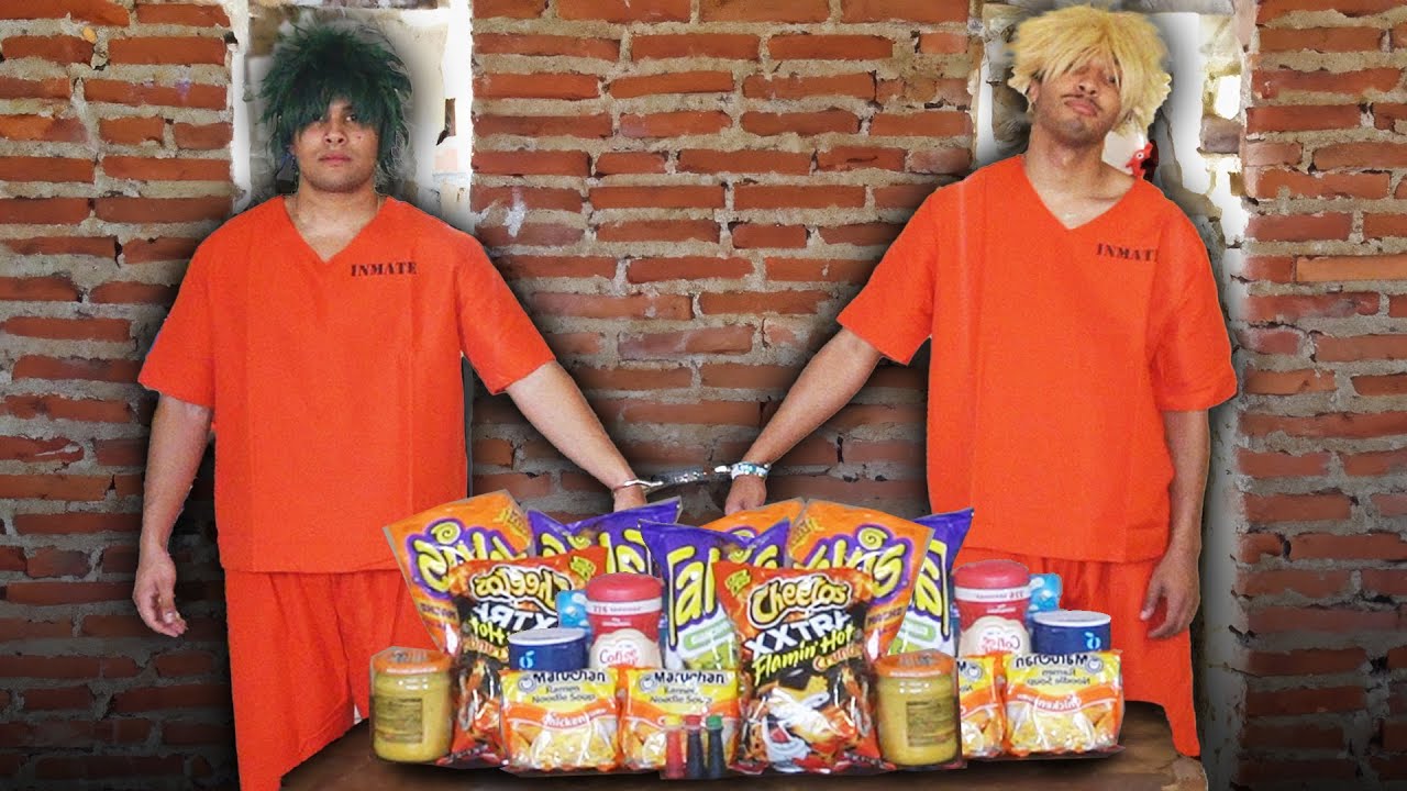 PRISON FOOD with Bakugo and Deku