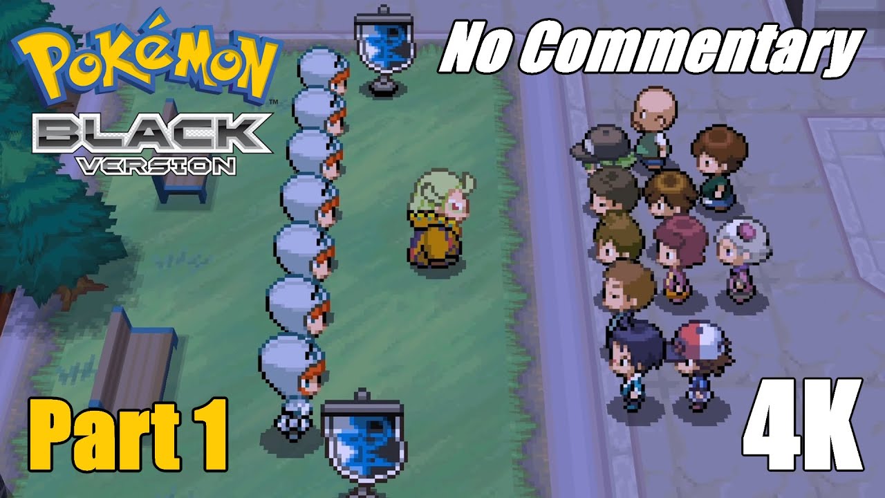 Pokémon Black (PC) – Part 1 | Full Playthrough + Post Game [4K No Commentary]