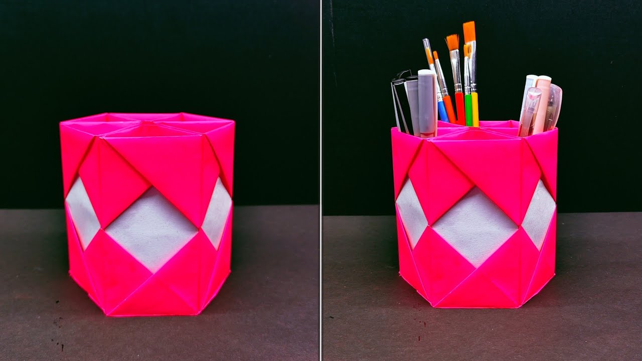 How to make Pen Holder // how to make pen stand //  How to make Pencil Stand 