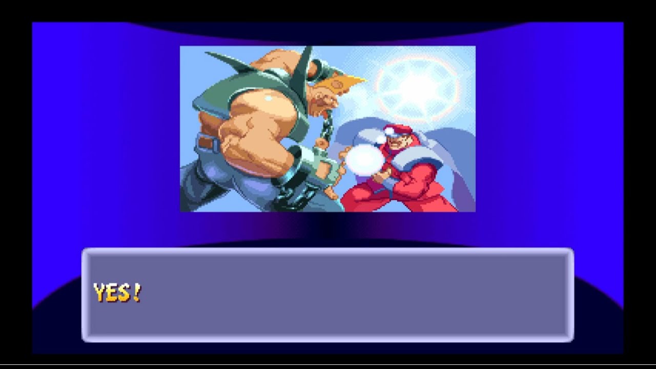 Street Fighter Alpha 2 Birdie arcade mode