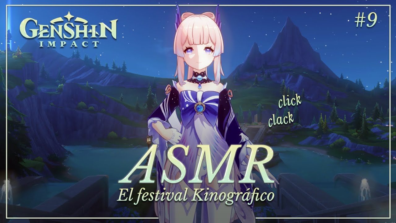 ASMR ✧ ¿Nos relajamos en el festival kinográfico? 🌸🎊 Genshin Impact #9 [binaural, susurrado]