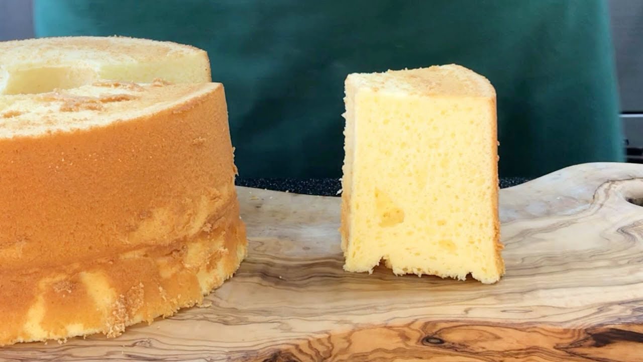 スフレチーズシフォンケーキの作り方。#116 Souffle Cheese Chiffon Cake Recipe