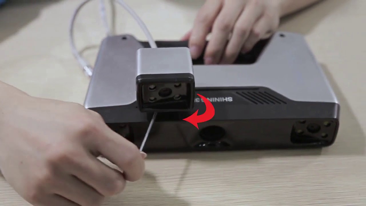 Skaner 3D: EinScan Pro 3D Scanner Installing