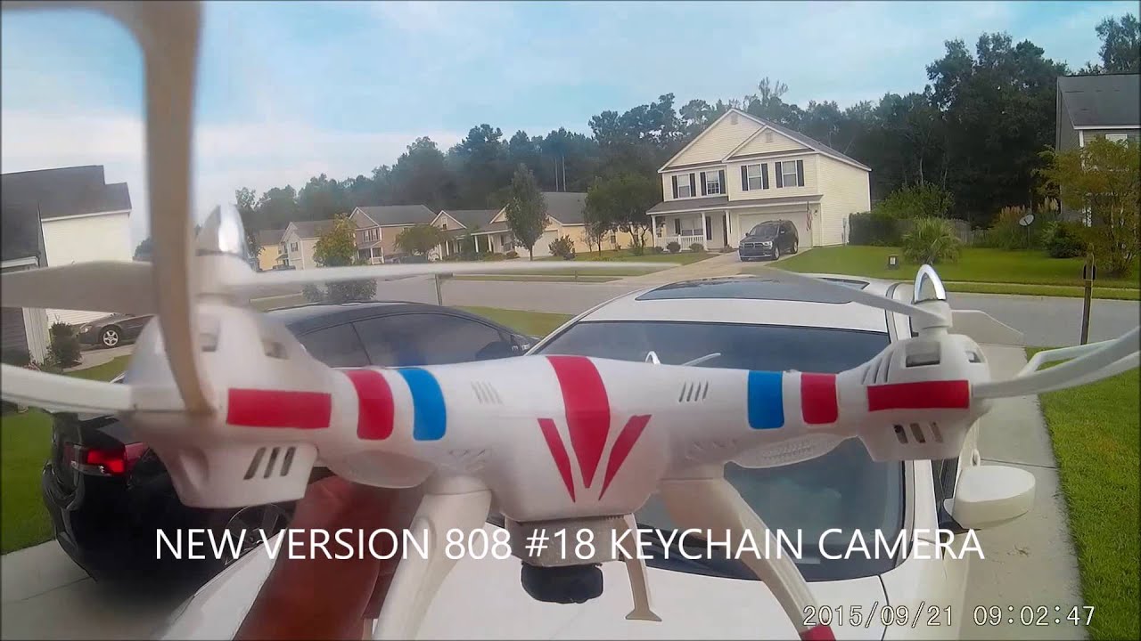 SYMA X8-C WITH 808 KEYCHAIN CAMERA 