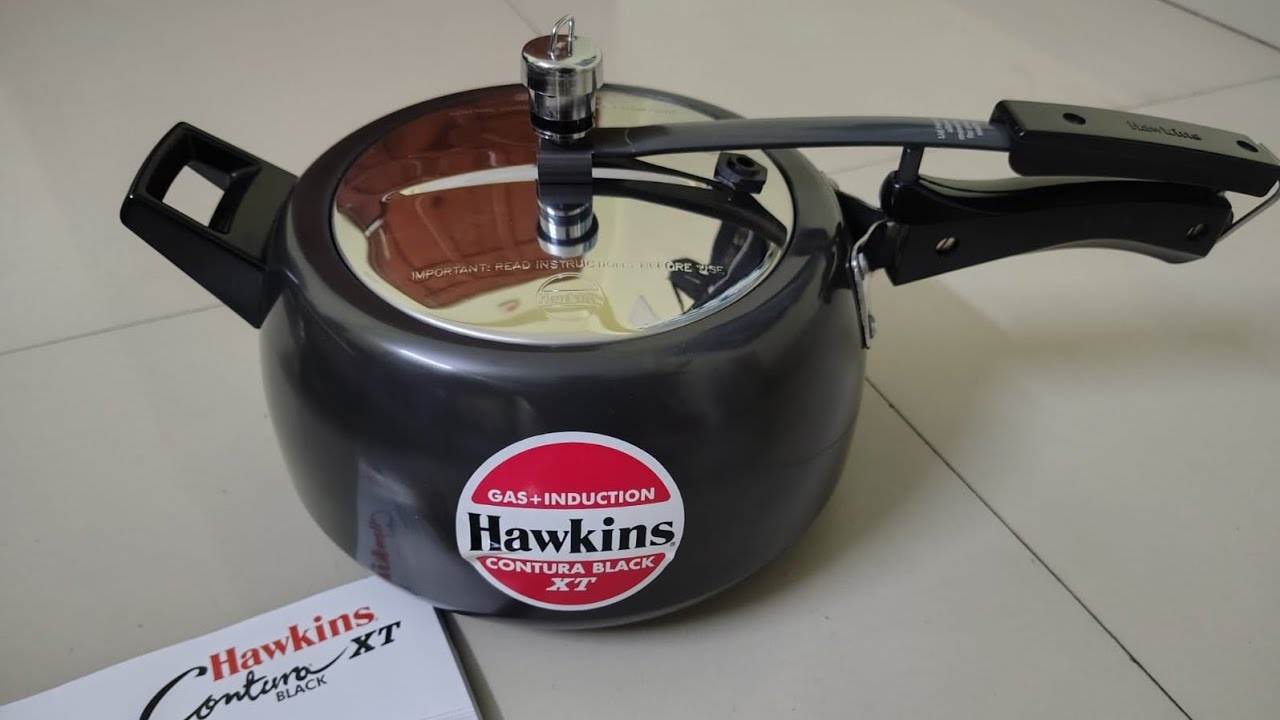 Hawkins Centura Black XT 5L Cooker l Induction Base Cooker