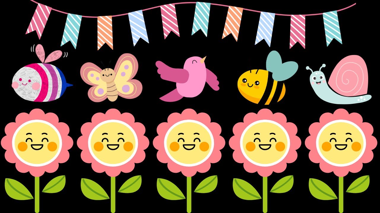 Bees and Blossoms Baby Sensory with High Contrast and Visual Stimulation