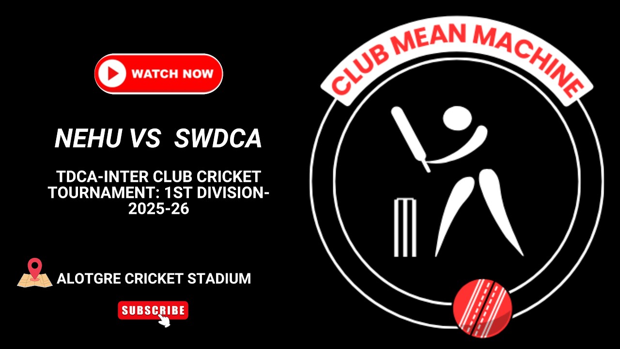 NEHU vs SWDCA (South West District Cricket Association) live cricket match | TDCA 1st-DIVISION INTE