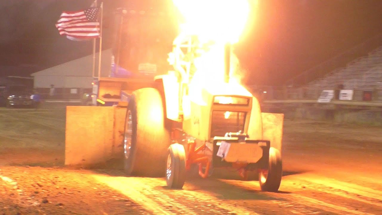 Tractor Pulling 2021 Full Pull Productions Limited Pro/Super Farm Tractors Pulling At Dunbar, PA
