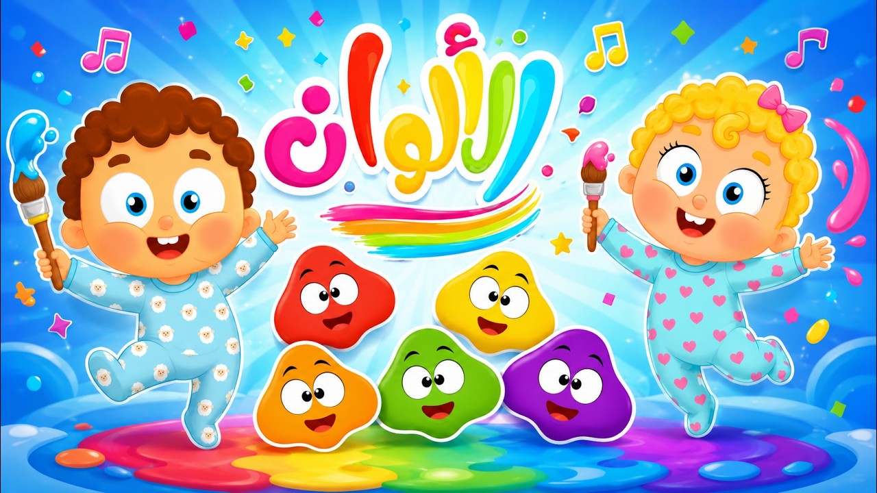 🌈 أغنية الألوان | تعلم الألوان بالعربي والإنجليزي للأطفال | Colors Song | أغاني هوبا بوبا التعليمية