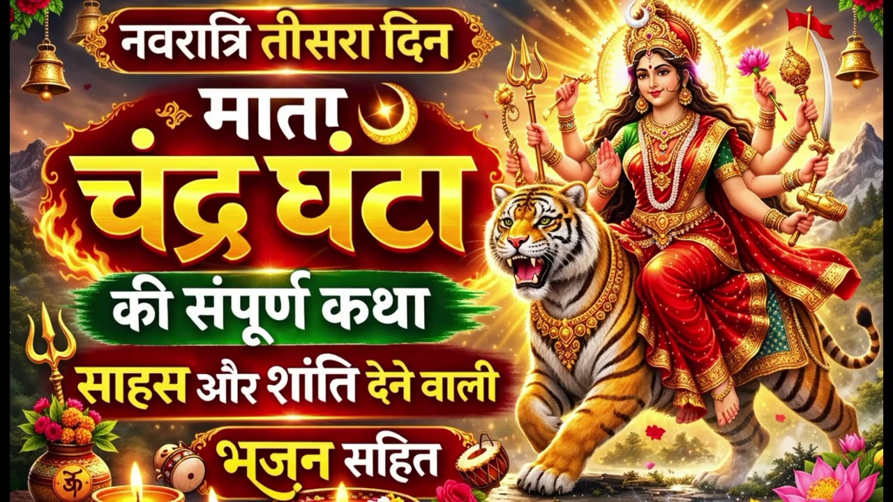 माता चंद्रघंटा की चमत्कारी कथा | नवरात्रि तीसरा दिन | Maa Chandraghanta Katha | Navratri Special