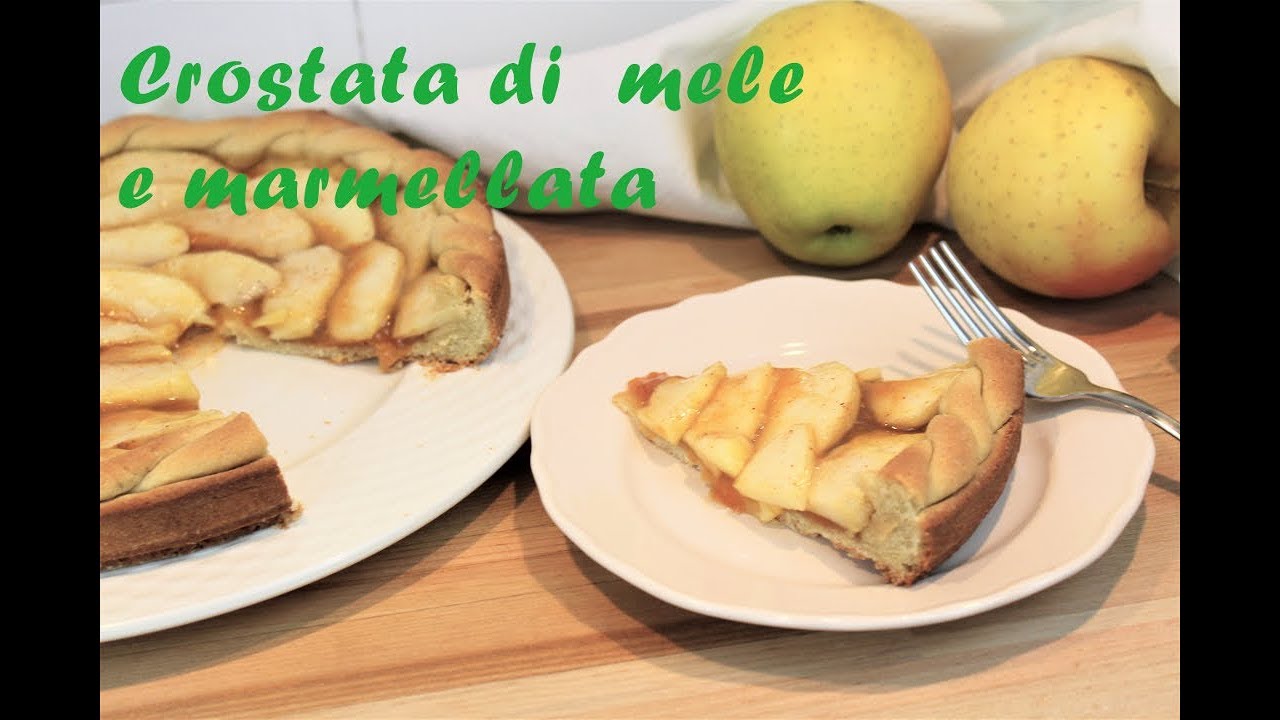 CROSTATA  DI MELE e marmellata | Ricetta semplice | gelatina fatta in casa | Apple and Jam pie