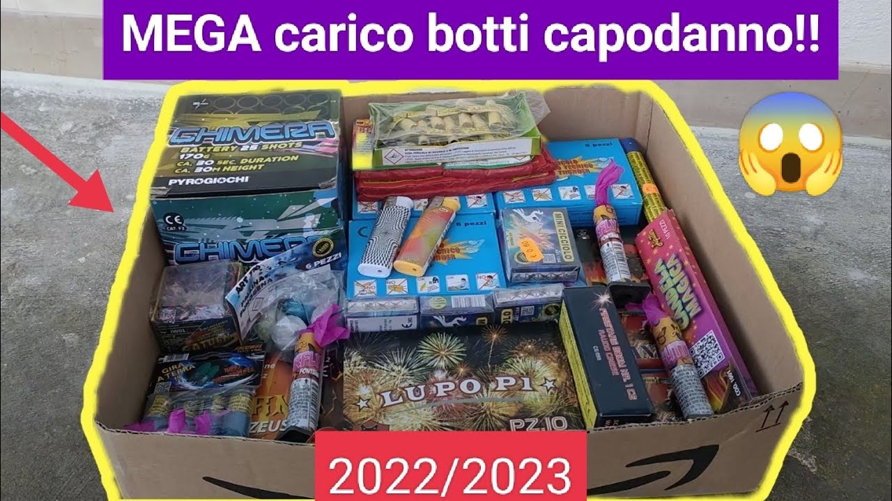 MEGA carico botti di capodanno 2022/2023!!!!