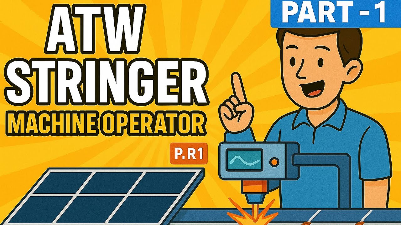 Solar module | stringer operation | Manufacturing| Atw Stringer| kaise operate kare | Ts