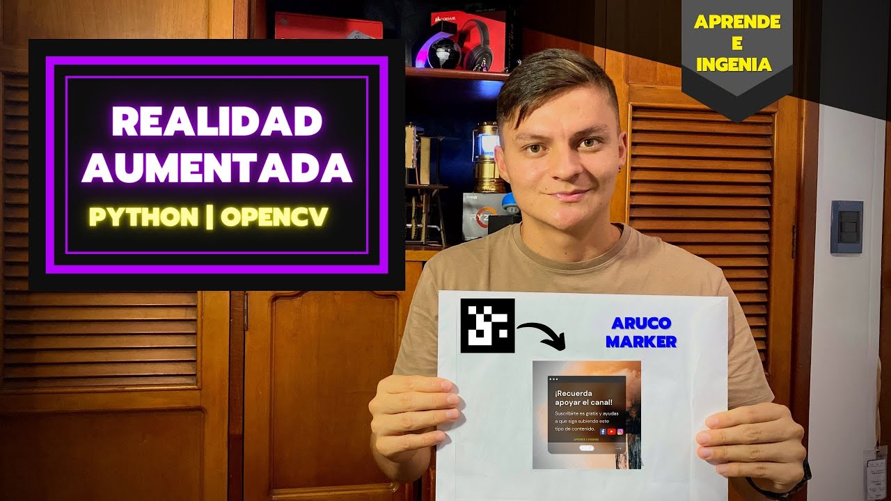 REALIDAD AUMENTADA EN TIEMPO REAL | Python OpenCV  Aruco Markers