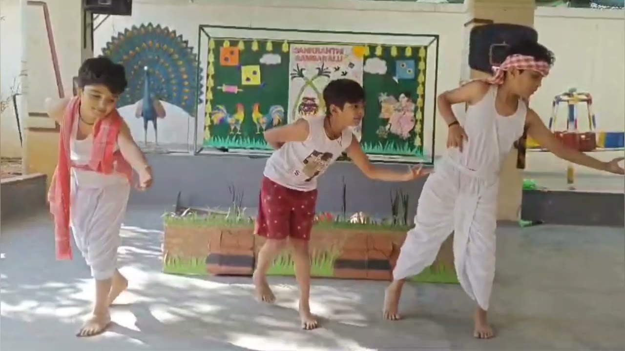 *🌾Sankranti Skit: A Farmer’s Journey through Struggles and Hope - Performed by Class 4 Students*