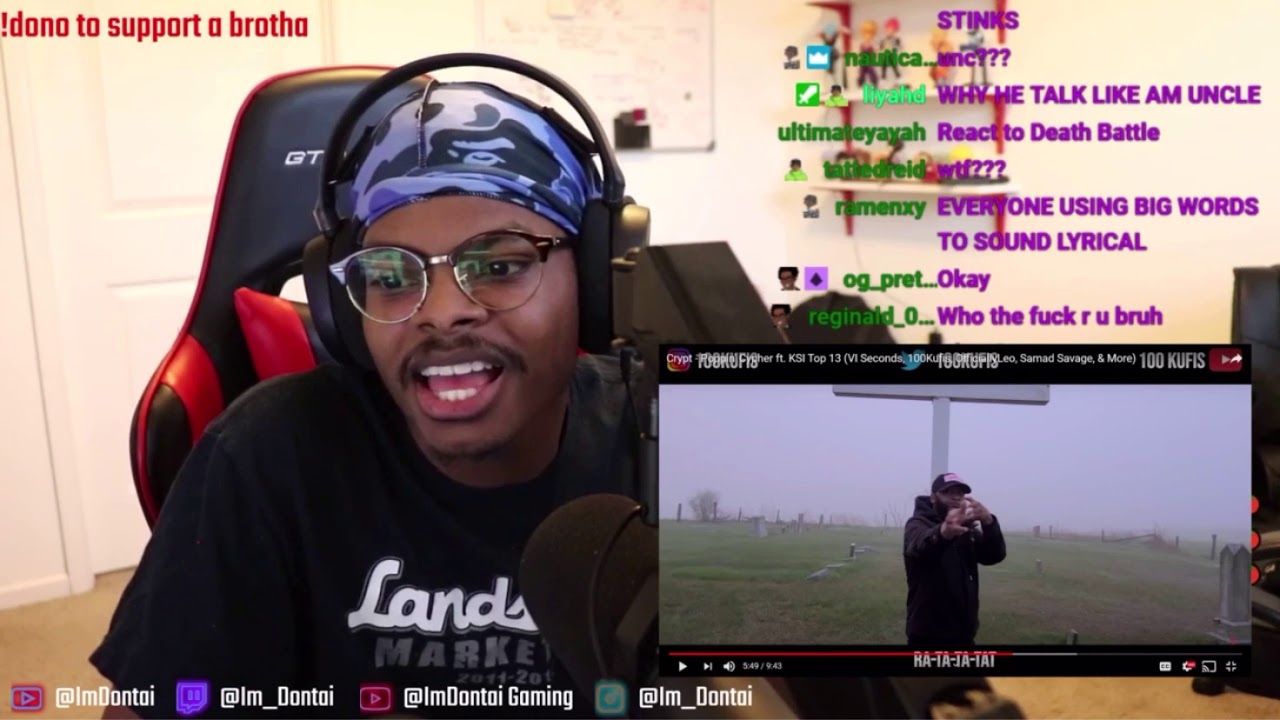 ImDontai reacts Crypt - Poppin’ Cypher ft. KSI Top 13