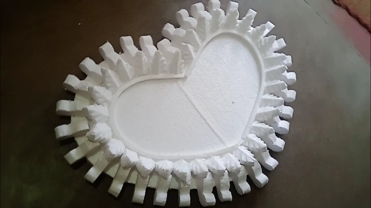 Thermocol ❤️ heart ❤️ design