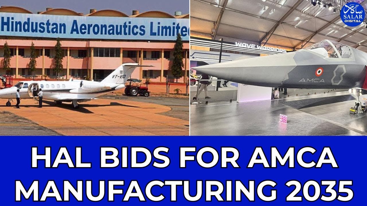 HAL Eyes Licence Production of India's 5th-Gen AMCA Stealth Fighter #hal #stealthfighterjet