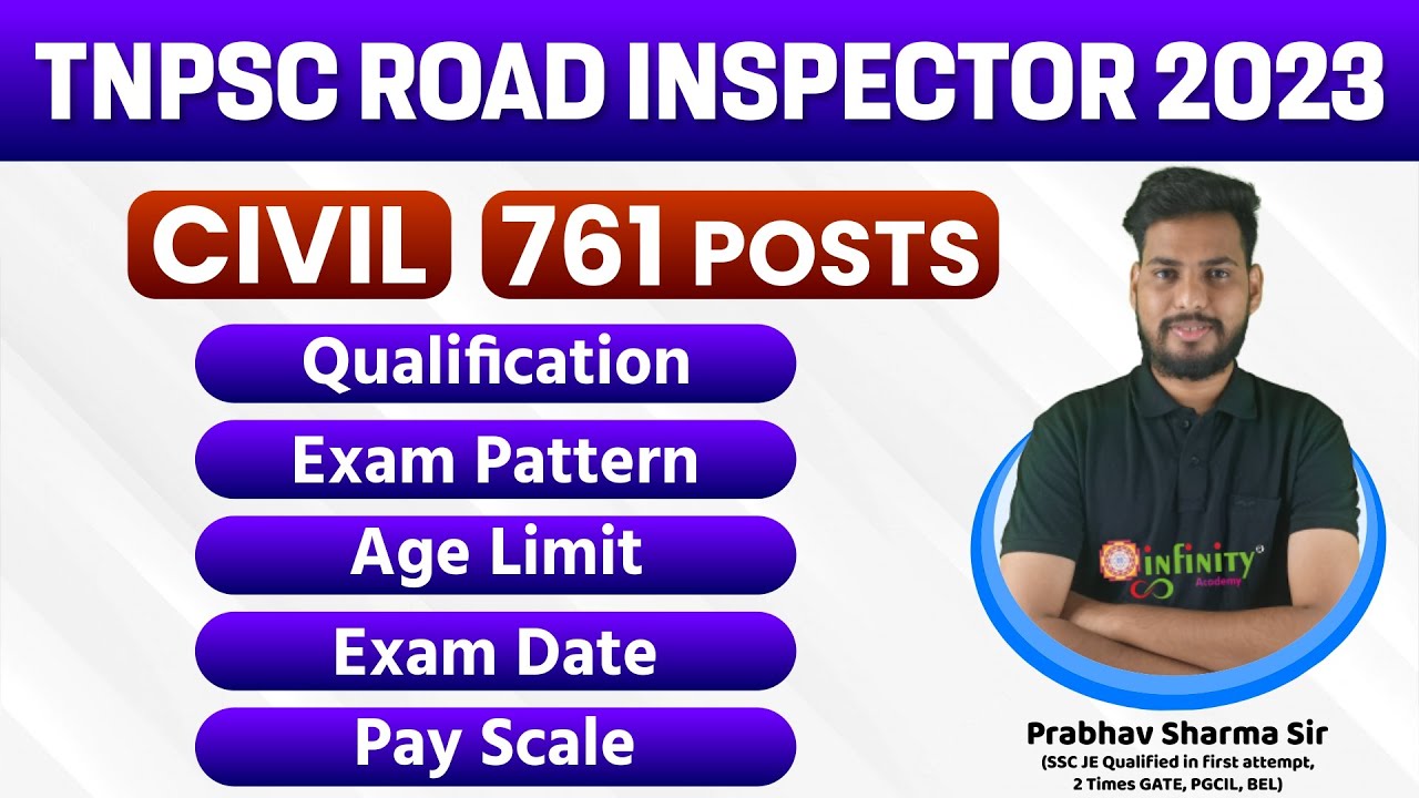 road inspector notification 2023 | tnpsc road inspector vacancy 2023 | tnpsc road inspector syllabus