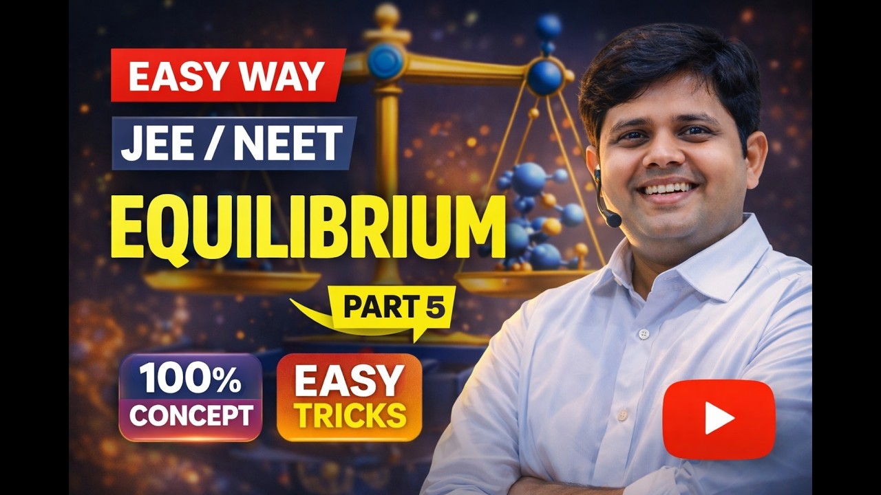 Equilibrium  - 05 || Equilibrium of water || Degree of dissociation of water || PH scale