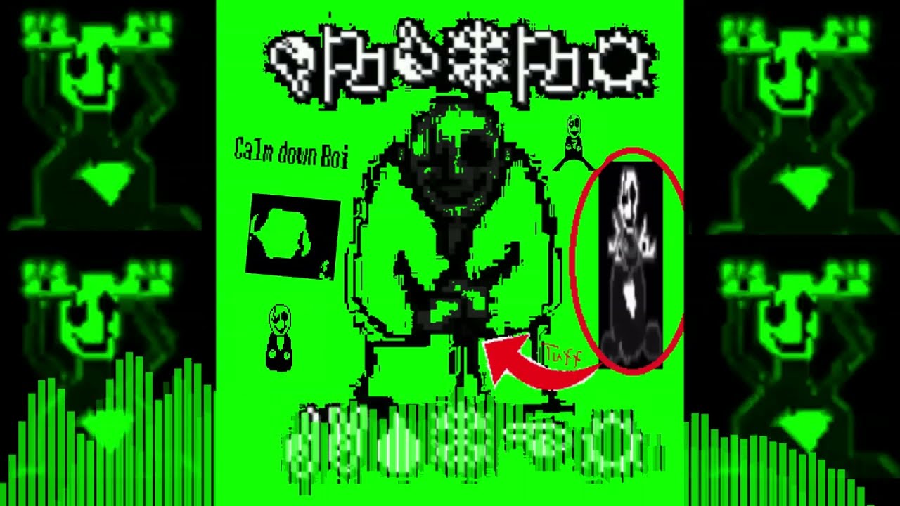 (The Doctor) W.D Gaster from deltarune built it all from an empty room