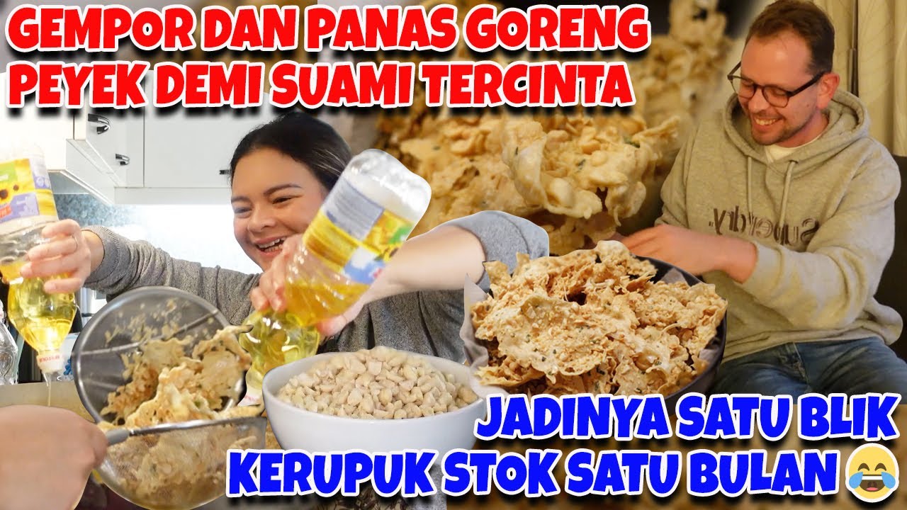 BIKIN PEYEK KACANG KESUKAAN PAPA HASYA!! RELA BERDIRI DI DAPUR SAMPE ENCHOK😅