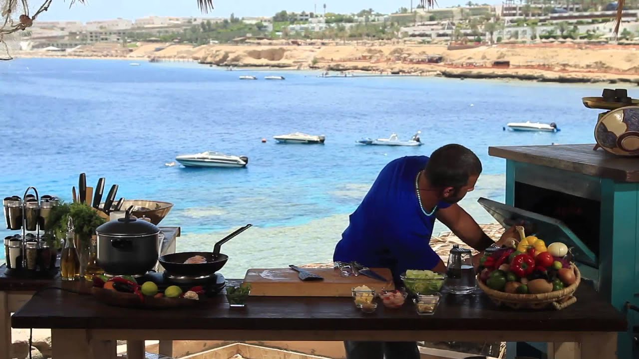 سلمون ستيك بصوص الجنزبيل - مكرونة اسباجتي بزيت الزيتون و الريحان | شبكة وصنارة حلقة كاملة