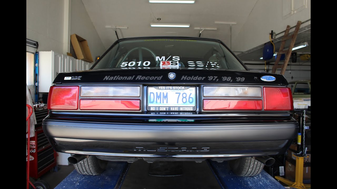 Ex-NHRA Stock Eliminator '87 Mustang 5.0 Overview