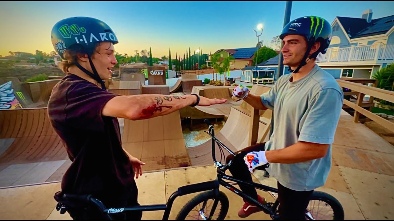 1 V 1 AGAINST XGAMES MEDALIST!!! (Crazy BMX Dream Yard Session)